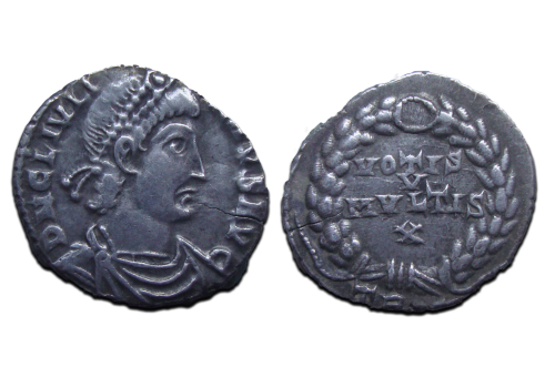 Julianus II - SILIQUA ZILVER VOTIS V MVLTIS X! (JUL2551)