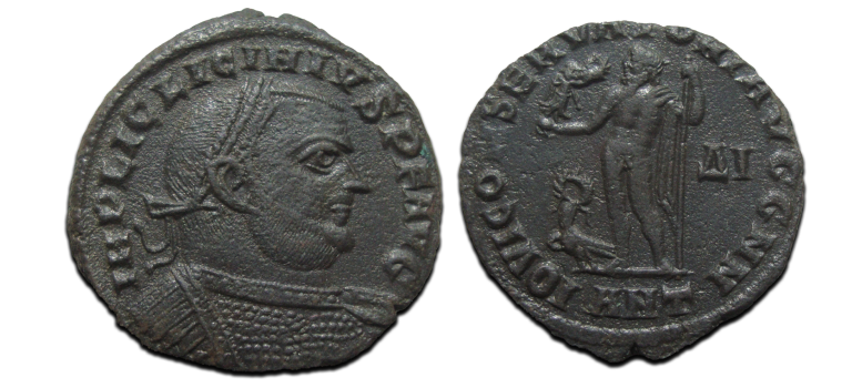 Licinius - iovi conservator Antioch zeer zeldzaam (JUl2557)