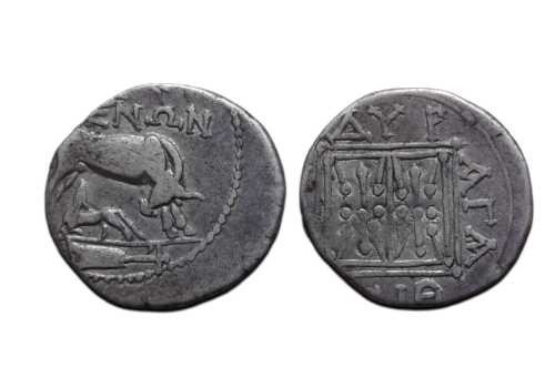 Griekse munten - Drachme koe met kalf (JUL2603) Griekse munten - Drachme koe met kalf (JUL2603)