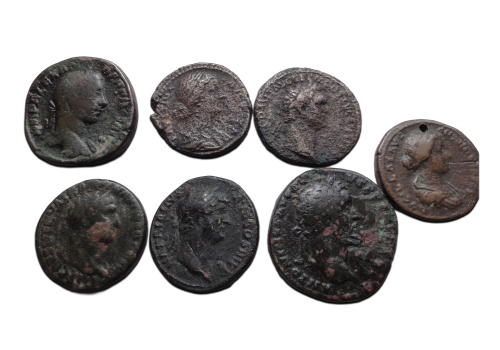 Aanbieding - 7 Romeinse munten (JUL2604)