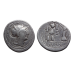  Romeinse Republiek - Geto-Daciër denarius, interessant en uniek! (JUL2616)