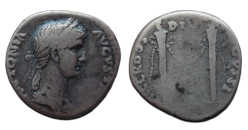 Antonia - DENARIUS moeder van Claudius, dochter van Marcus Antonius ZELDZAAM  (JUL2617)
