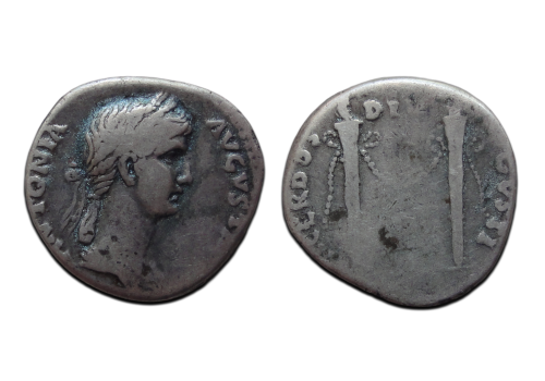 Antonia - DENARIUS moeder van Claudius, dochter van Marcus Antonius ZELDZAAM (JUL2617) Antonia - DENARIUS moeder van Claudius, dochter van Marcus Antonius ZELDZAAM (JUL2617)