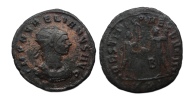 Aurelianus RESTITVTOR EXERCITI scarce (JUL2629) Aurelianus RESTITVTOR EXERCITI scarce (JUL2629)