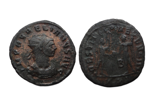 Aurelianus - RESTITVTOR EXERCITI schaars! (JUL2629) Aurelianus - RESTITVTOR EXERCITI schaars! (JUL2629)