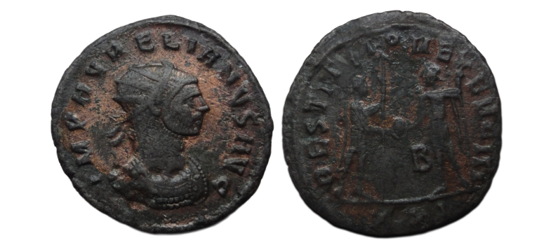 Aurelianus RESTITVTOR EXERCITI scarce (JUL2629)