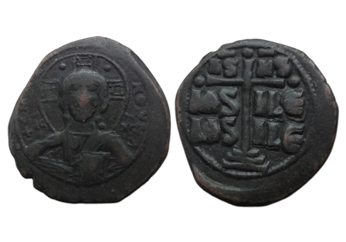 Basil II & Constantine VIII - anonymous Follis Constantinople (JUN2558) Basil II & Constantine VIII - anonymous Follis Constantinople (JUN2558)