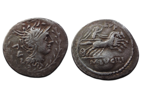 Romeinse republiek - denarius Lucilius Rufus 101 v. Chr. (JUL2637) Romeinse republiek - denarius Lucilius Rufus 101 v. Chr. (JUL2637)