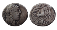 Romeinse republiek - denarius Fannius 123 v. Chr. (JUL2638) Romeinse republiek - denarius Fannius 123 v. Chr. (JUL2638)