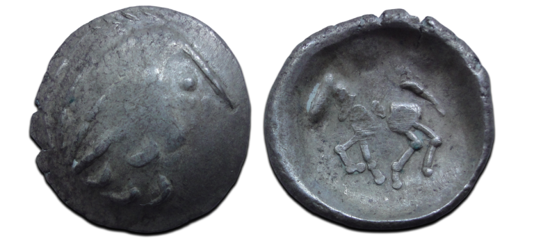 CELTS - Saddle head Tetradrachm (JUL2641) CELTS - Saddle head Tetradrachm (JUL2641)