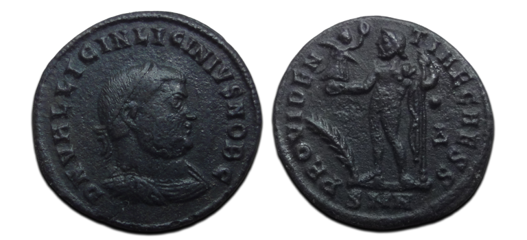 Licinius II - Jupiter Nicomedia mooie buste zeldzaam (JUL2661)
