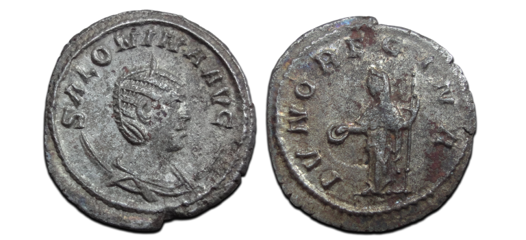Salonina - IVNO REGINA verzilverd ! (JUL2676)