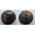 Augustus -  Divus Augustus Dupondius met keerzijde bliksem geslagen onder Tiberius  (JUL2256)