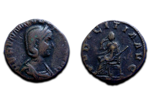 Herennia Etruscilla - Sestertius Pudicitia zeldzaam (JUN1947)