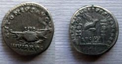 Marcus Aurelius- Legioensdenarius bijzonder! (ME2228)