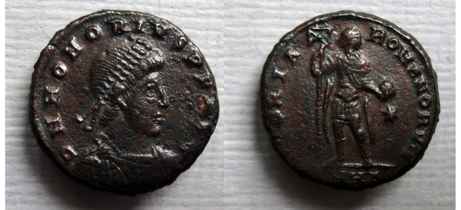 Honorius - GLORIA ROMANORVM (JUN2245) - gloria romanorum emperor SMHA ...