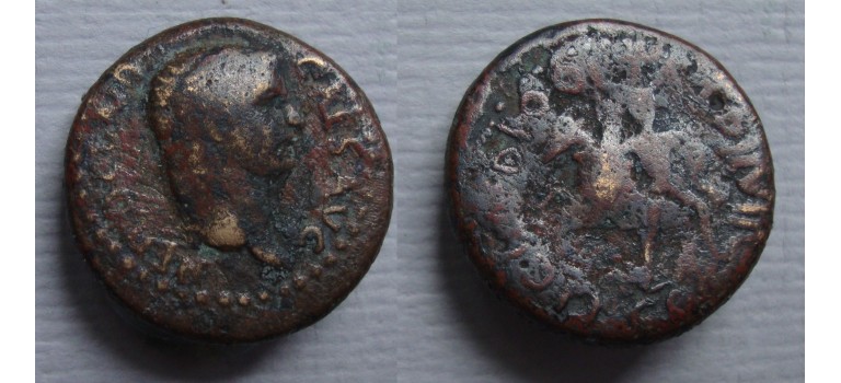 Nero - Corinthië met keerzijde Bellerophon en Pegasus ZELDZAAM (JUN2247)