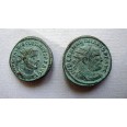 2  romeinse Radiati Diocletianus en Maximianus (JUN2266)