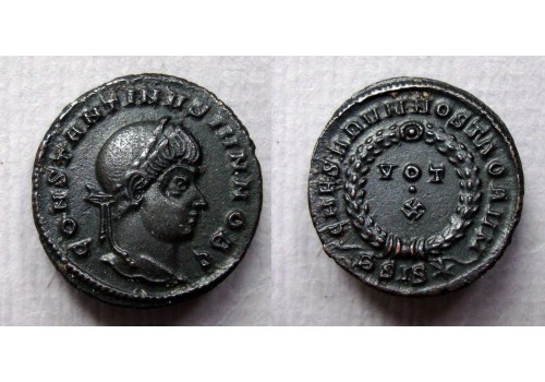 Constantinus II - VOT X Siscia zeldzaam R4! (JUN2286)