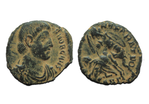 Julianus II - Soldaat spiest ruiter Antioch Zeldzaam  (JUN2504)