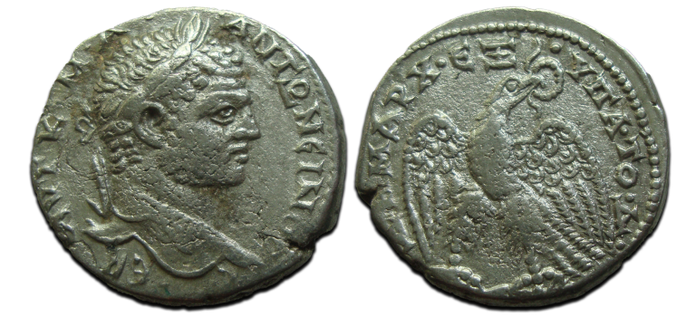 Caracalla -  Tetradrachm eagle (JUN2508)