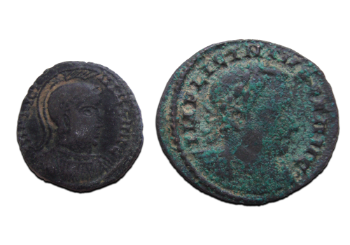 2 ancient coins (JUN25112)