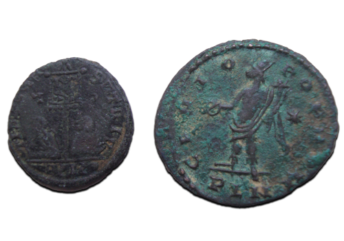 2 ancient coins (JUN25112)