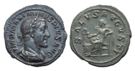 Maximinus I - SALVS AVGVSTI denarius, as minted!  (JUN25122)