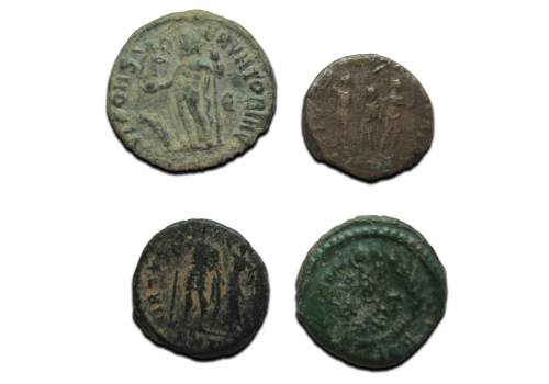 4 roman coin coins (JUN2517)