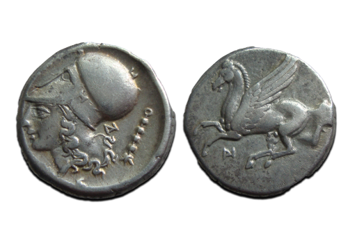 Greek Coins - Pegasos and Athena STATER (JUN2538)