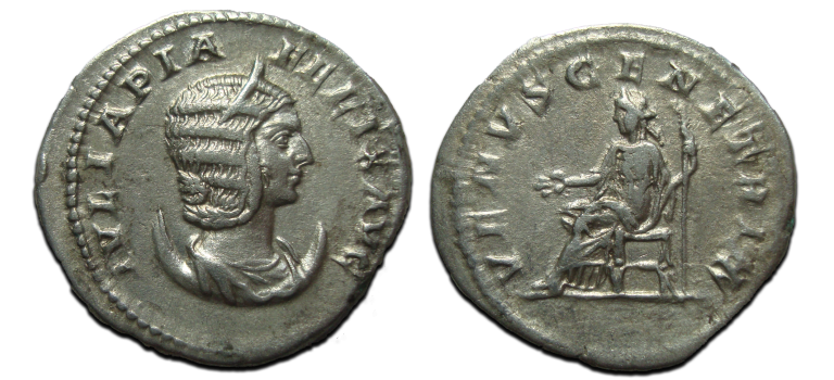 Julia Domna - VENUS GENETRIX antoninian scarce! (JUN2575)
