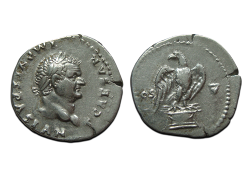 Titus - denarius Eagle (JUN2581) Titus - denarius Eagle (JUN2581)