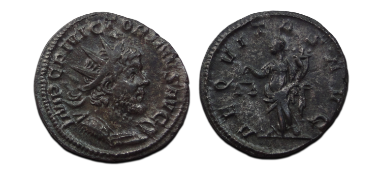 Victorinus - AEQUITAS met gezicht van Marius ZELDZAAM (JUN2602) Victorinus - AEQUITAS met gezicht van Marius ZELDZAAM (JUN2602)