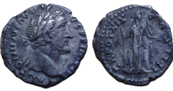 Antoninus Pius - denarius FORTUNA  (JUN2611)