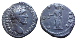 Antoninus Pius - denarius VESTA met simpulum (JUN2612)