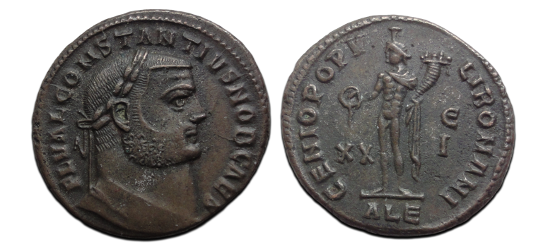 Constantius Chlorus - Genius Heraclea PORTRET!  (MA2650)