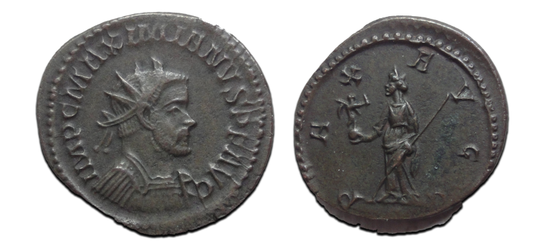 Maximianus  -  Antoninianus Pax  (JUN2618)