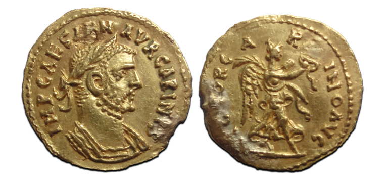 CARINUS -VICTORIA CARINO AVG aureus extreem zeldzaam ! (JUN2627) CARINUS -VICTORIA CARINO AVG aureus extreem zeldzaam ! (JUN2627)