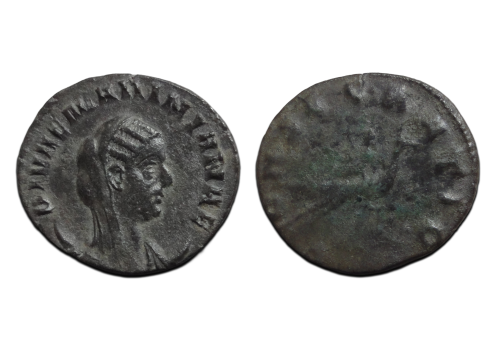 Mariniana - zeldzame keizerin vrouw van Valerius! consecratio (JUN2639)