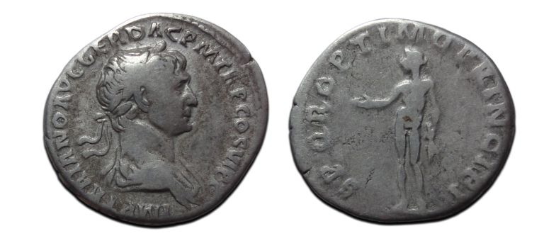 Trajanus - Genius denarius (JUN2642) Trajanus - Genius denarius (JUN2642)