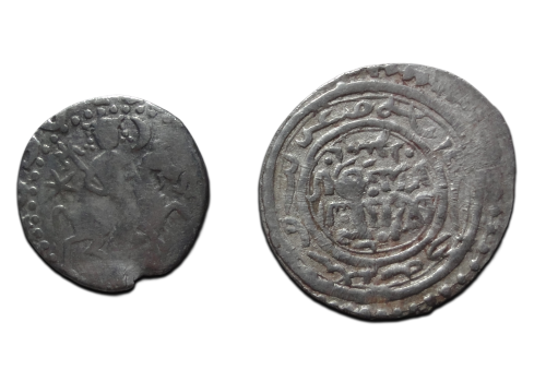 Aanbieding -  2 zilveren munten  (JUN2646)