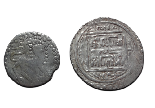 Aanbieding -  2 zilveren munten  (JUN2646)