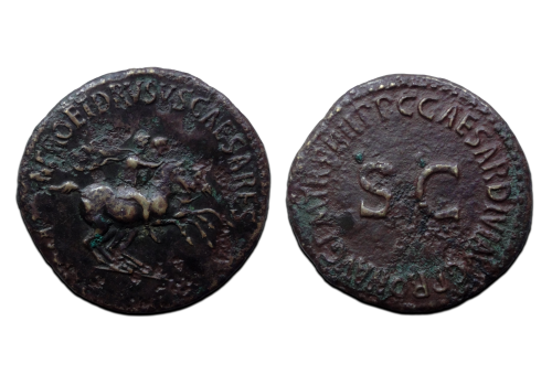 Caligula - NERO and DRUSUS brothers of Caligula scarce (JUN2649) Caligula - NERO and DRUSUS brothers of Caligula scarce (JUN2649)
