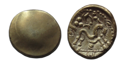 Belgische Kelten - gouden stater Ambiani Galische oorlog uitgave!  (JUN2653)