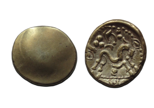 Belgische Kelten - gouden stater Ambiani Galische oorlog uitgave!  (JUN2653)