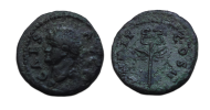 Domitianus - quadrans caduceus zeldzaam! (JUN2669) Domitianus - quadrans caduceus zeldzaam! (JUN2669)