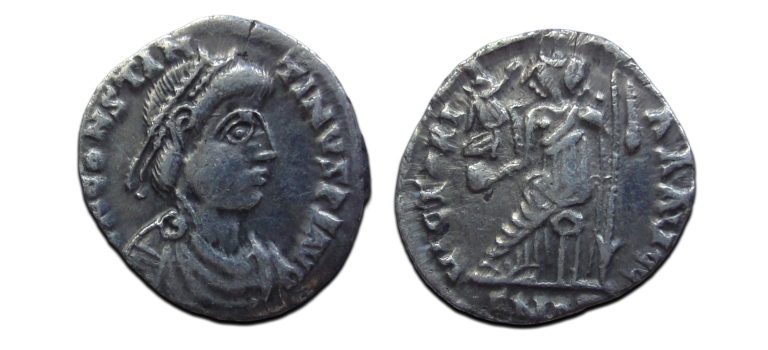 Constantine III - Siliqua very rare usurper (JUn2672)