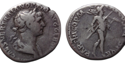 Trajanus- denarius mars (JUN2676)