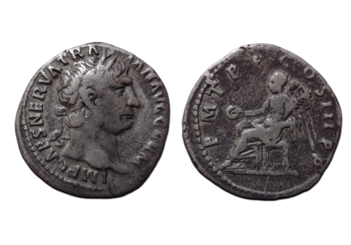 Trajanus- denarius Victoria  (JUN2677)