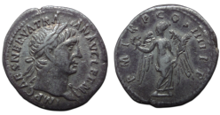 Trajanus - denarius Victoria (JUN2679)